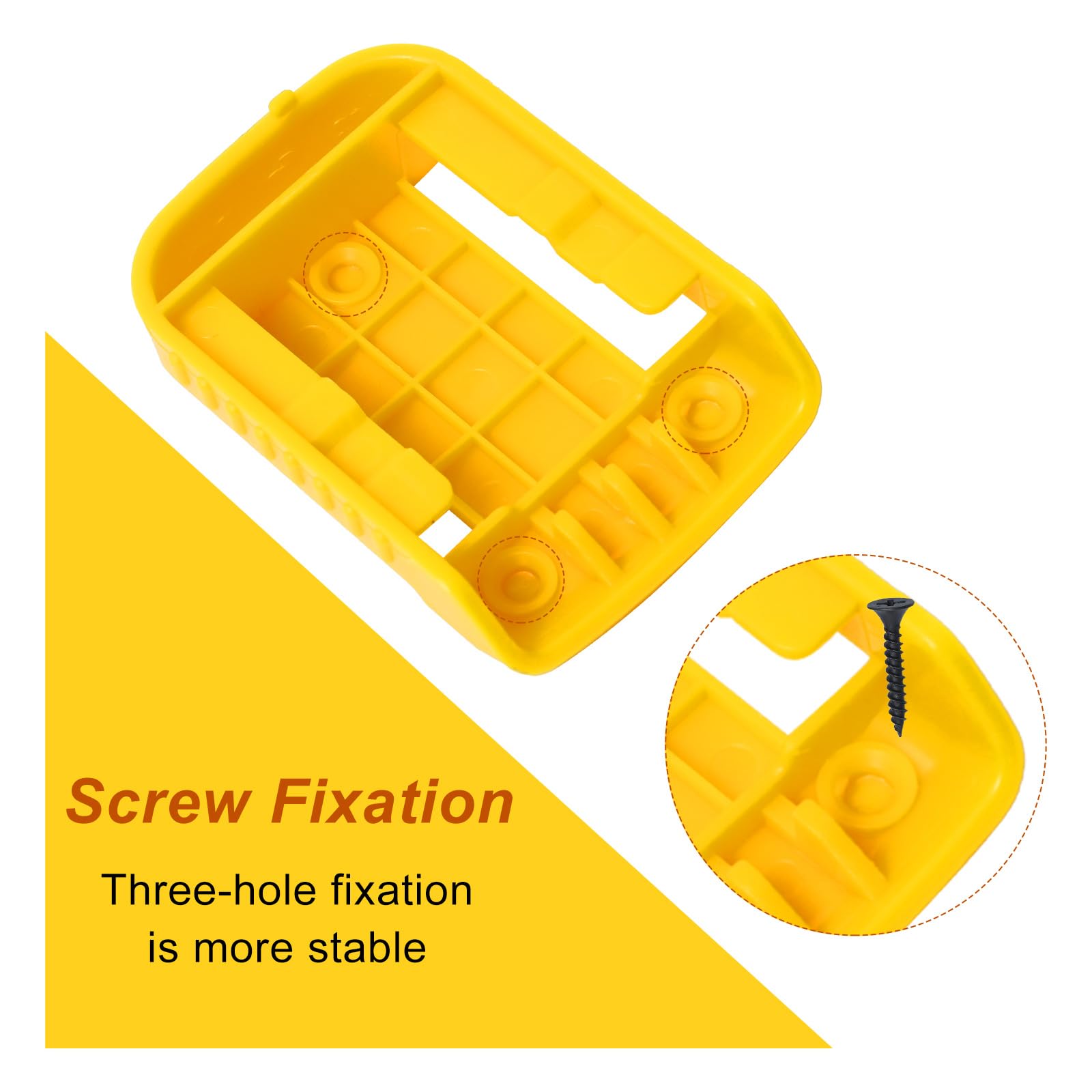 KETTKEL wall-mount shelf keeps drill tools within easy reach.