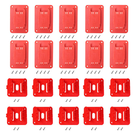 KETTKEL 20pas tool holders on wall mount for organized workshop tools