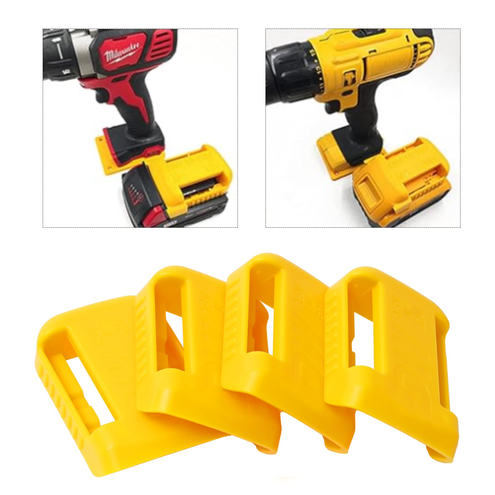 Dual battery holders by KETTKEL 30pas mounted with screws for durability