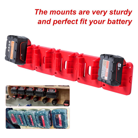 KETTKEL battery holders Milwaukee M18 keep batteries secure and easy to reach