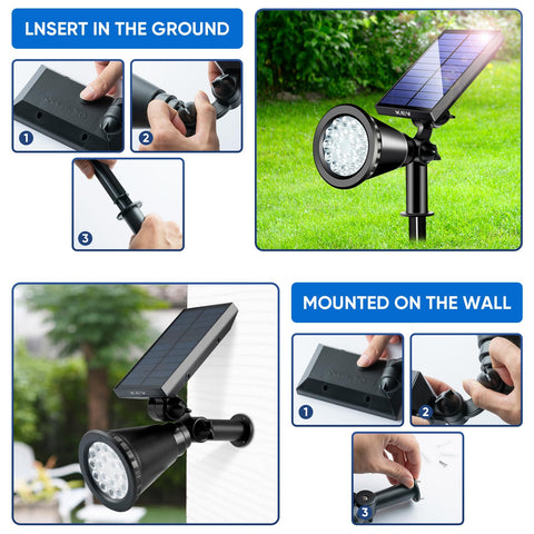 KEV IP65 waterproof outdoor light withstands rain and snow
