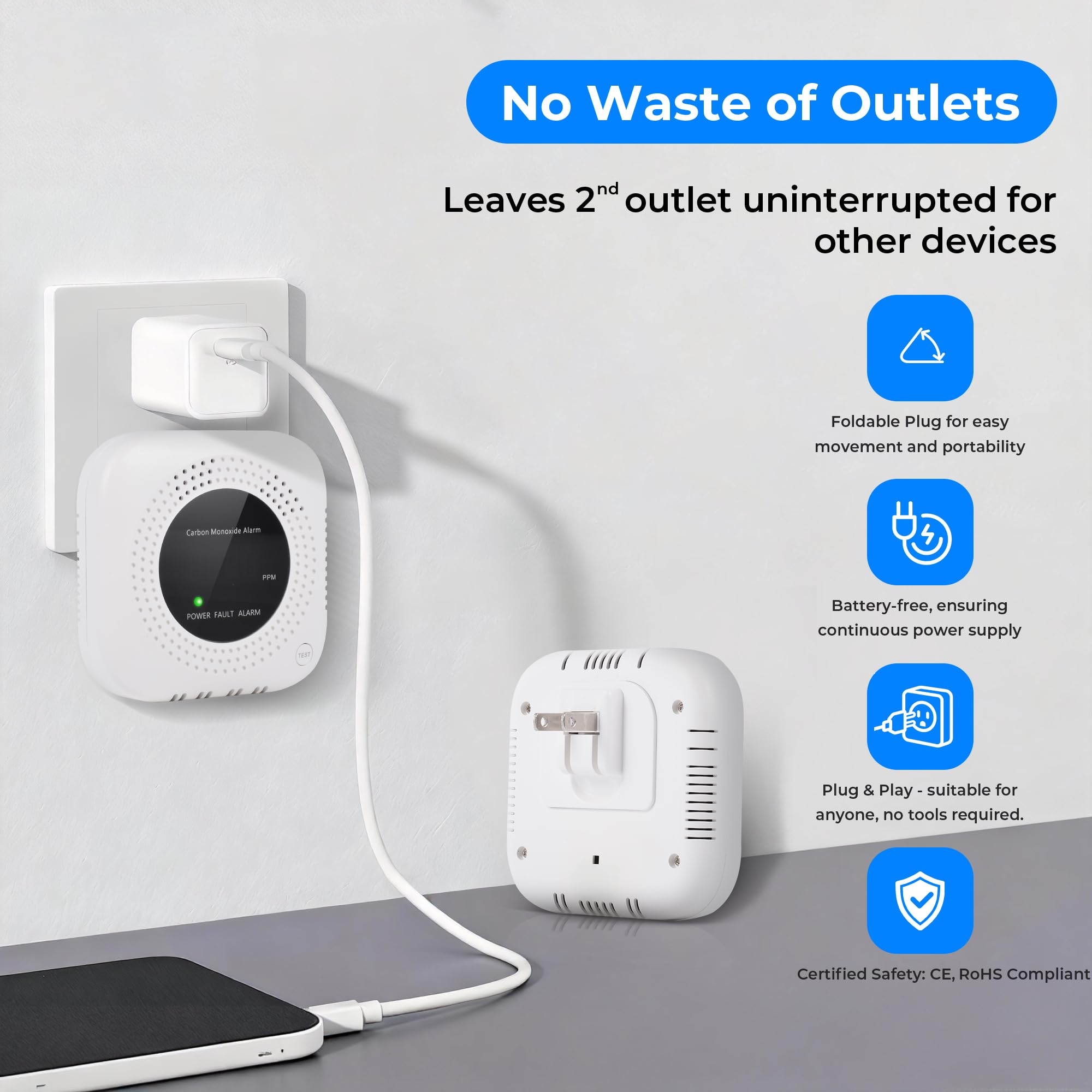 Kevinste detector uses 360-degree vents for faster detection.