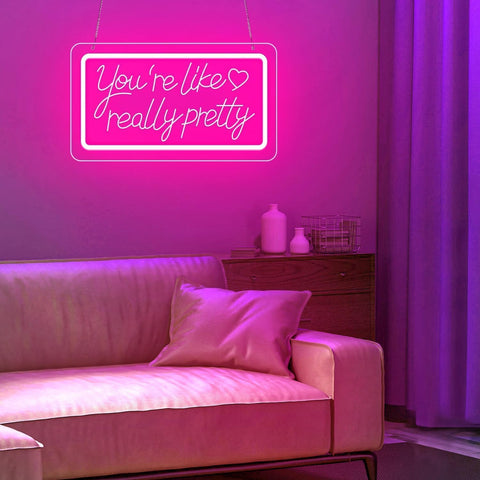 KeyDoors 3D acrylic neon sign enhances dorm rooms and vanity areas with style.
