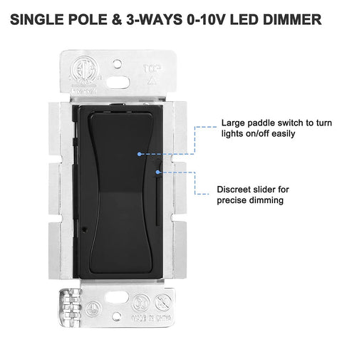 KeyGMA 3-way dimmer connection showing flexible wiring.