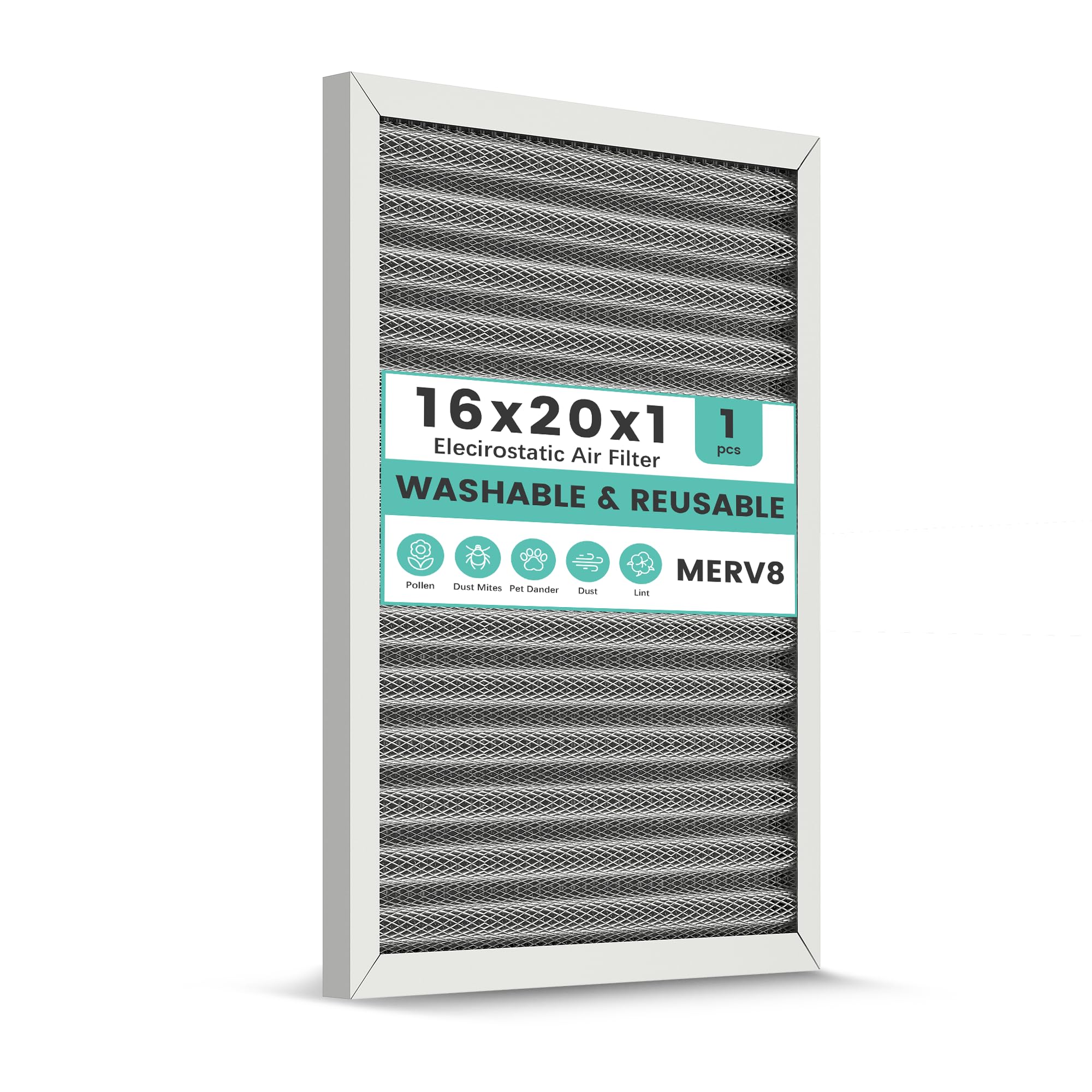 KEYINGXUAN 16x20x1 filter in the furnace slot promotes cleaner indoor air.