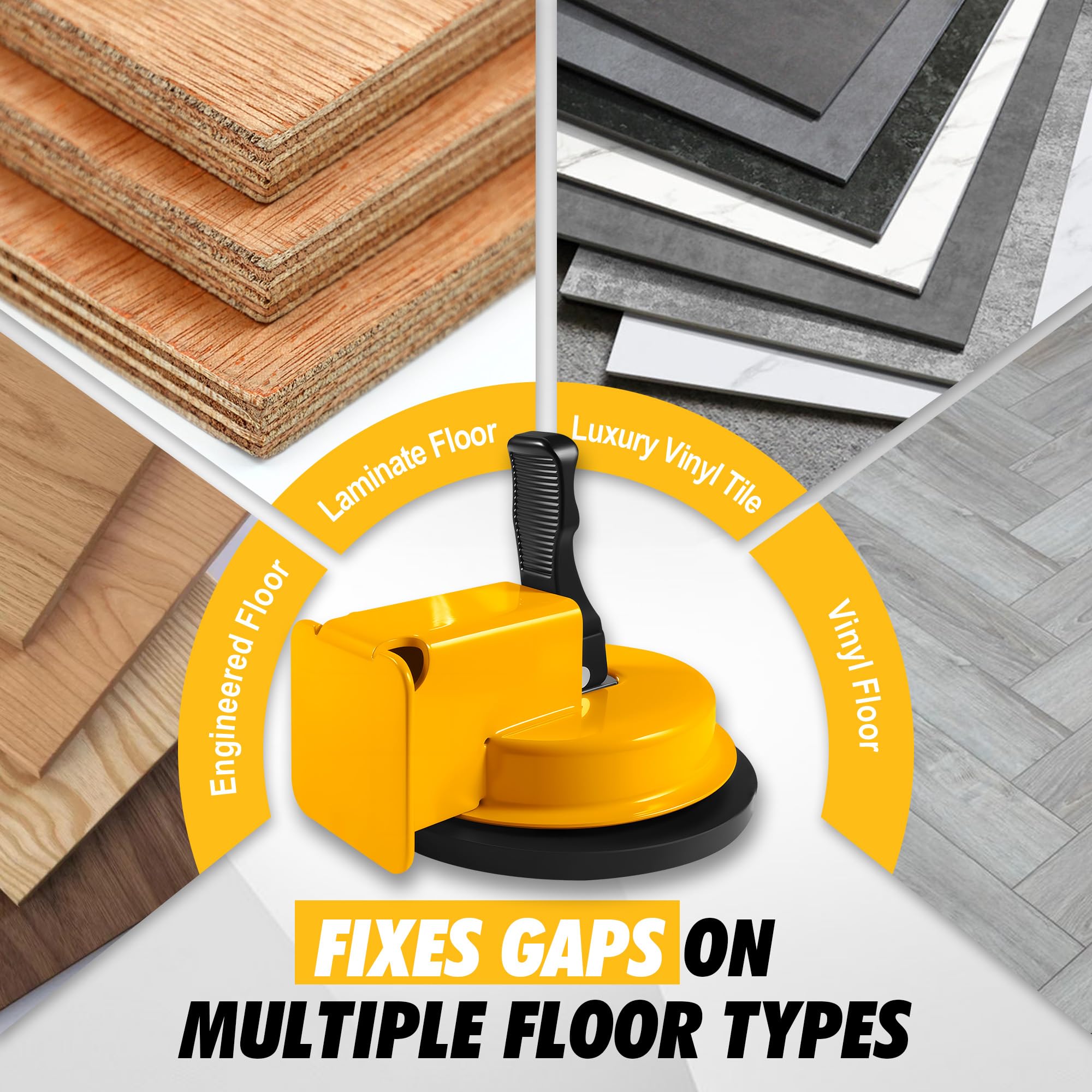 Keymarx Floor Gap Fixer professional installation scenario sealing gaps.