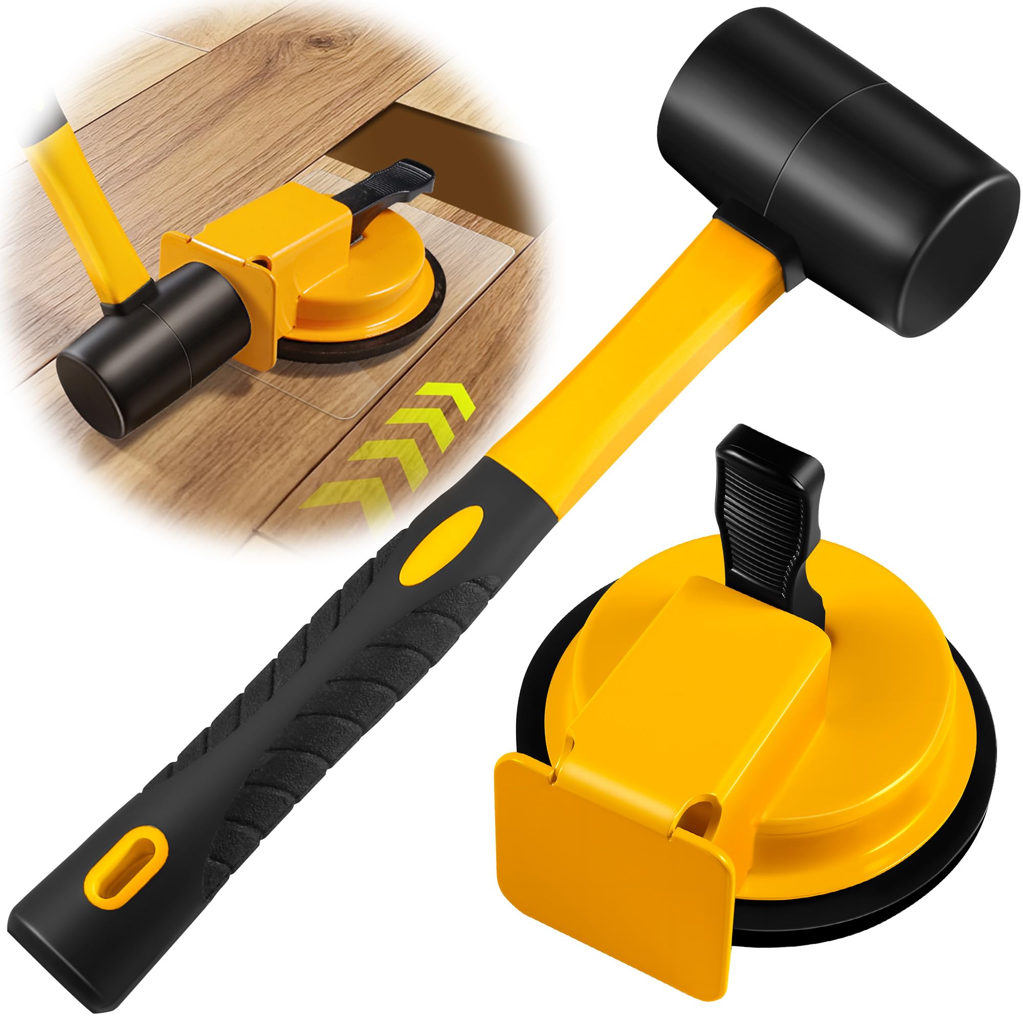 Keymarx Floor Gap Fixer Tool with iron body repairs laminate gaps.