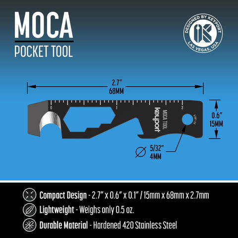 Keyport MOCA hex bit driver adds versatile fastener support.