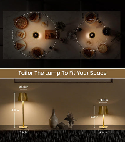 Keysays anti-slip pads keep the lamp stable on any surface