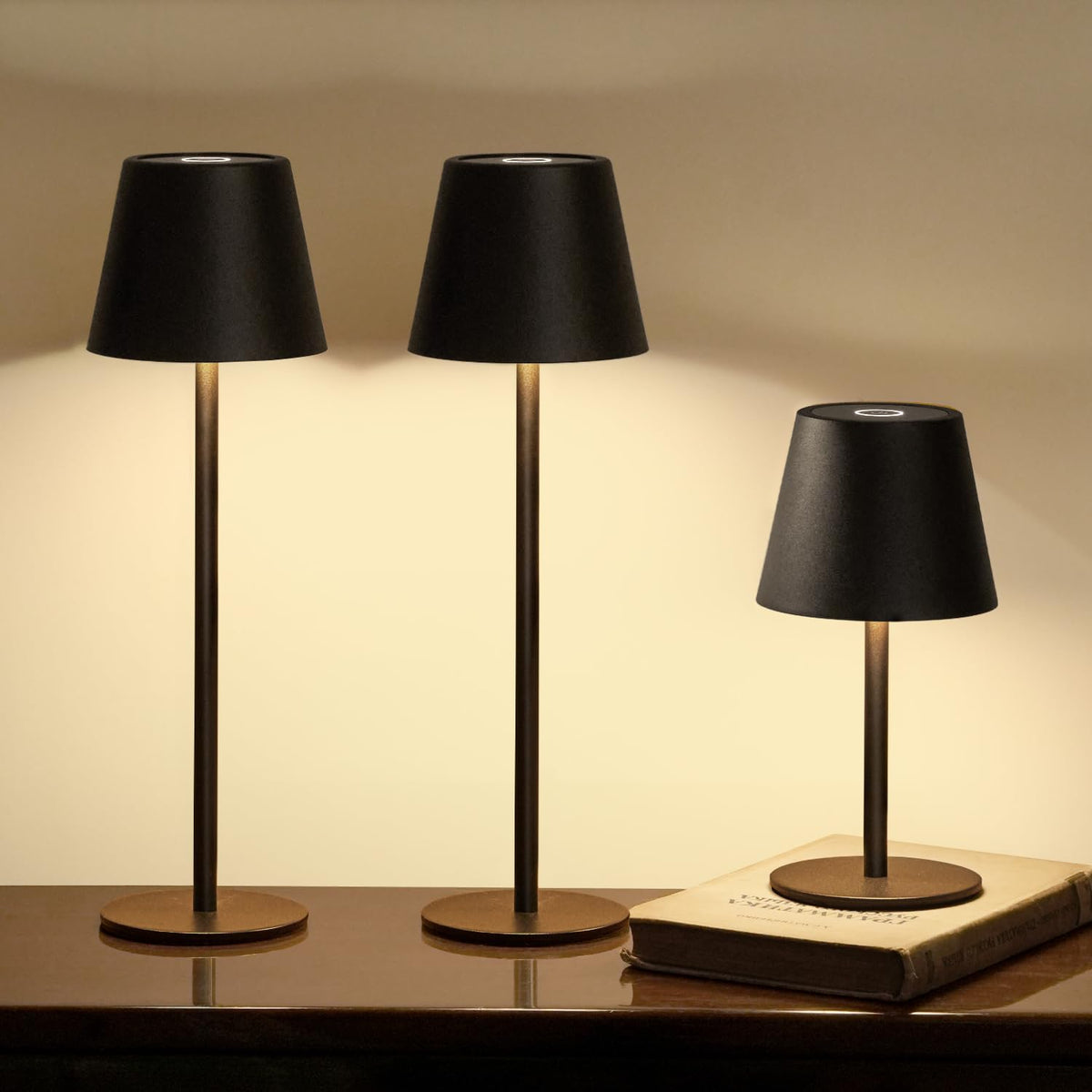 Keysays cordless table lamp pack shot, ideal for versatile home lighting setups.