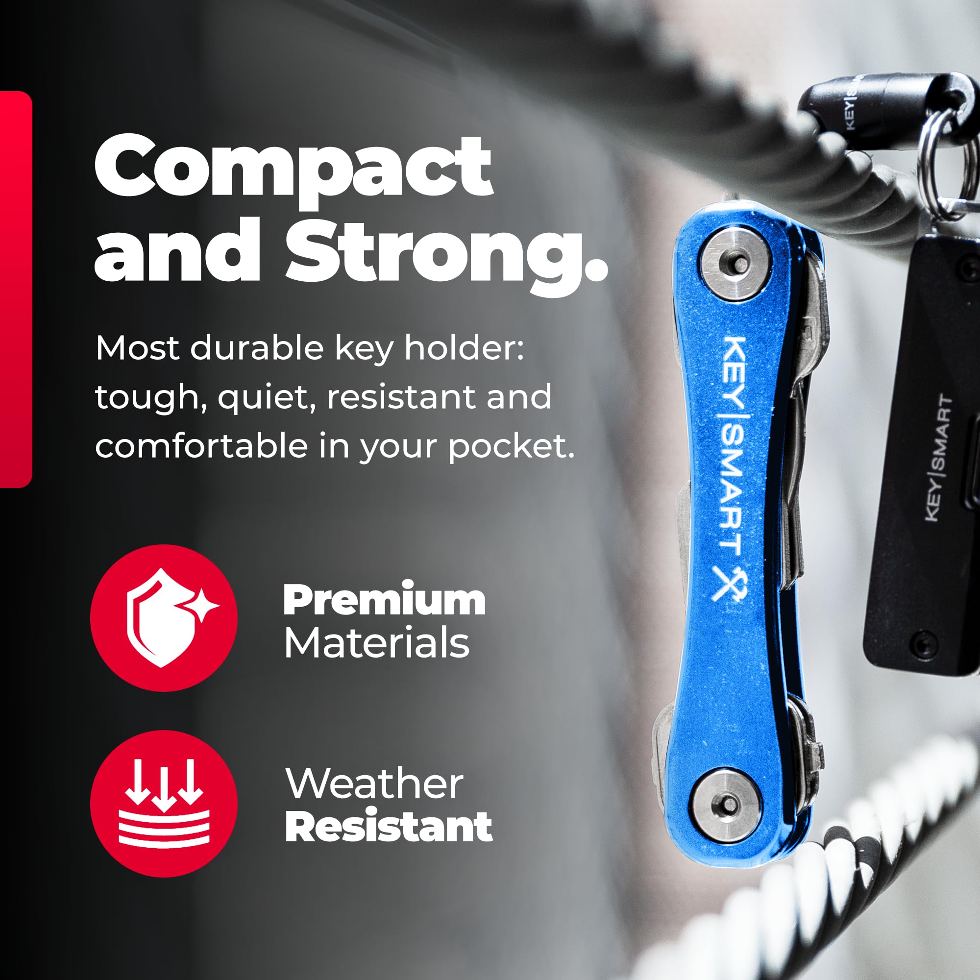 KeySmart Rugged thick front and back plates boost durability for daily use