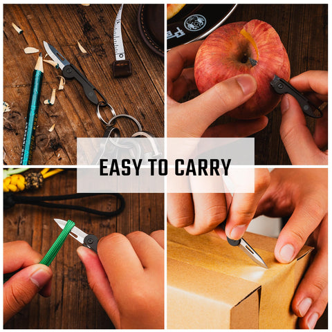 KeyUnity KK05BK titanium handle emphasizes lightness and durability during use.