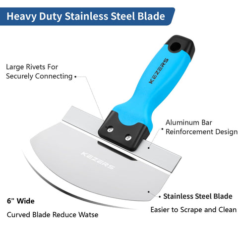 KEZERS 11-in-1 painter's tool combines scraping, opening, and nail removal