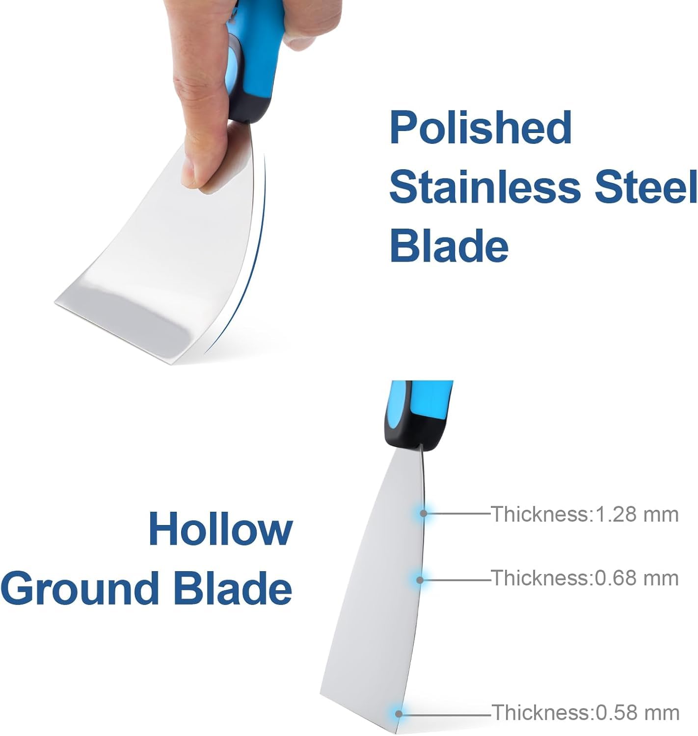 KEZERS 6-inch bucket scoop fits standard buckets and reduces waste