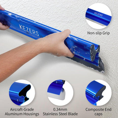 KEZERS durable end caps seal mud for easy rinse-and-go cleanup.