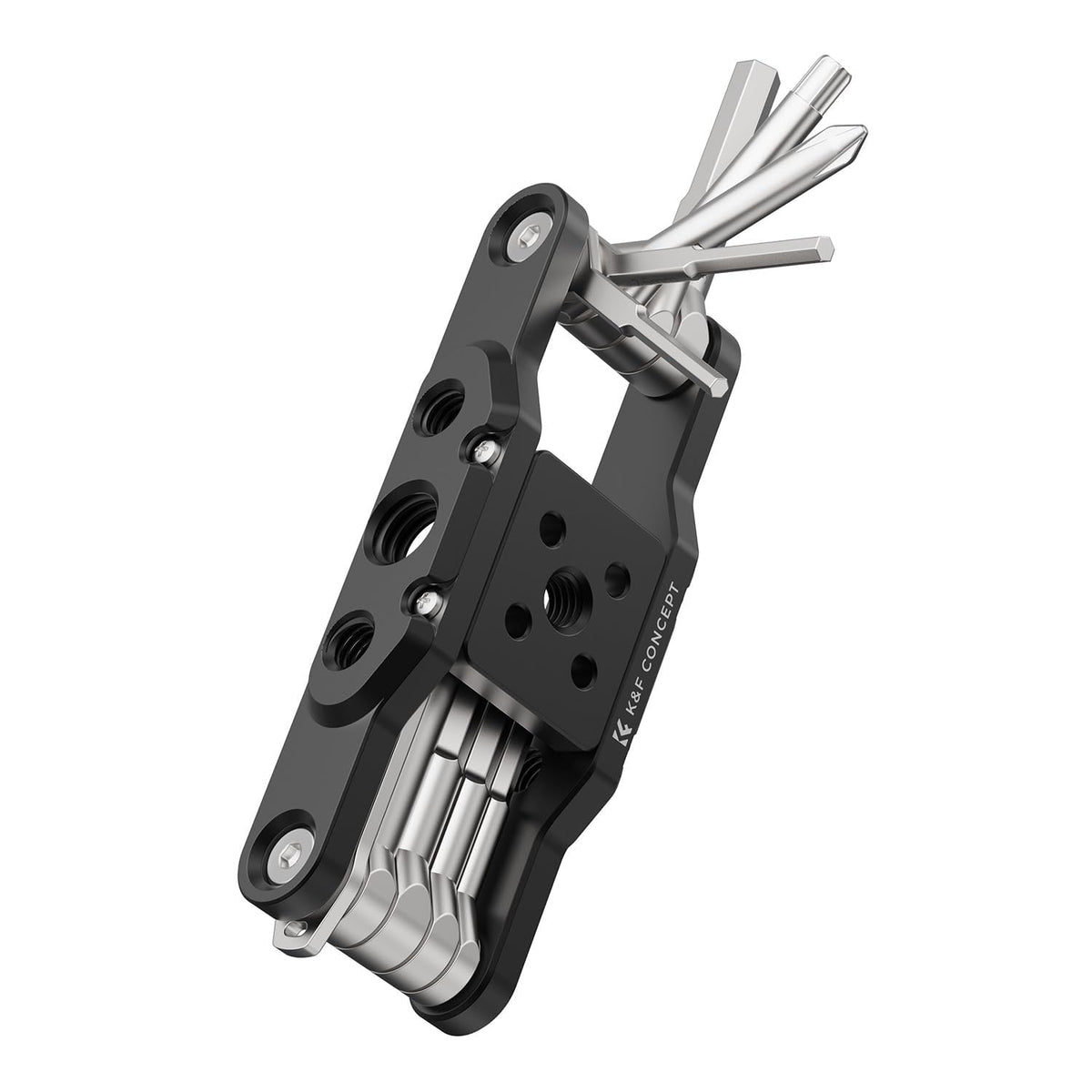 K&F CONCEPT folding hex key set, compact for on-the-go camera and bike repairs.