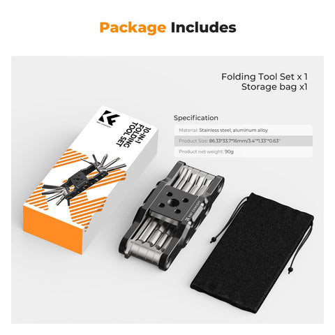 K&F CONCEPT high-strength steel components, reliable durability for repairs.