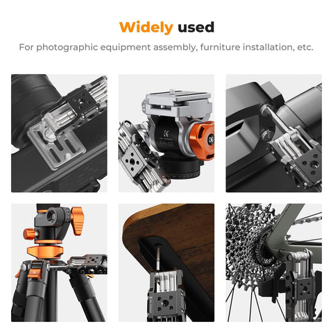 K&F CONCEPT tool head guard design, prevents extension and accidental scratches.