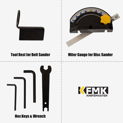 Hex keys and wrenches included for fast assembly and adjustments.