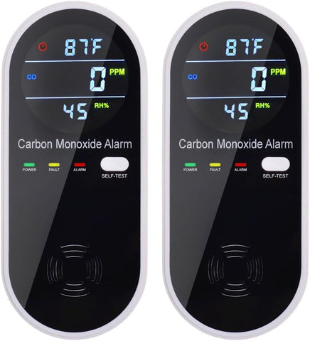 KH Alert 3 in 1 CO detector with LCD readout for quick CO level checks