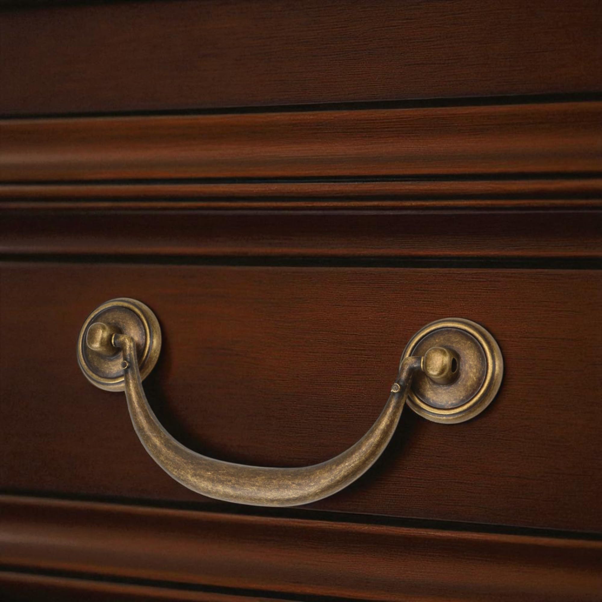 KH866 145mm total length drawer pull for versatile mounting.