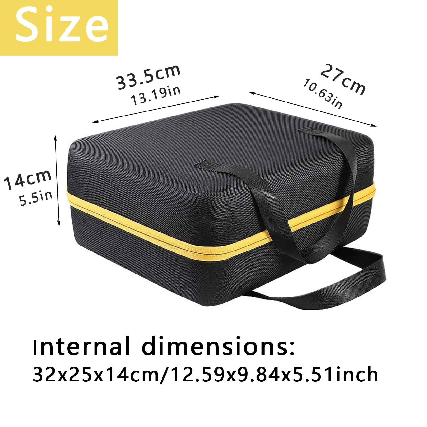 Khanka hard case with Dewalt DCC020IB inflator loaded inside, ready for transport.