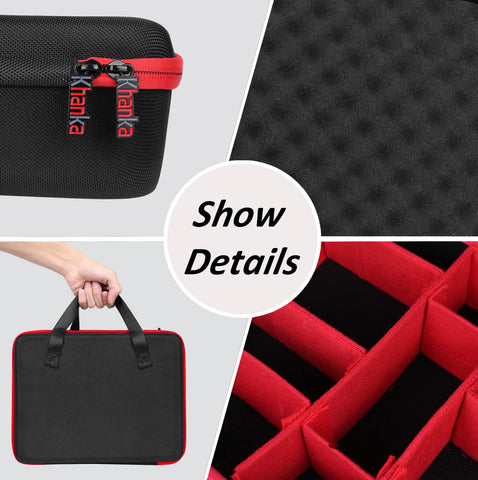 Khanka internal foam lining cushions batteries during transport.