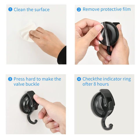 Khdrvok Wreath Cup Hook lever-lock provides easy securement
