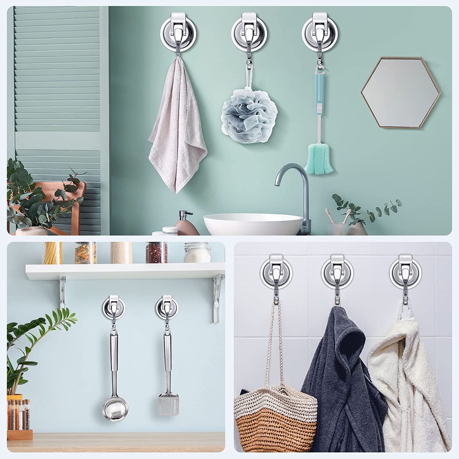Khdrvok Wreath Cup Hook package contents includes four hooks