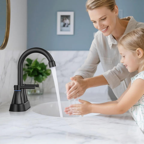 KHQF 360-degree swivel spout enables flexible use in compact bathrooms