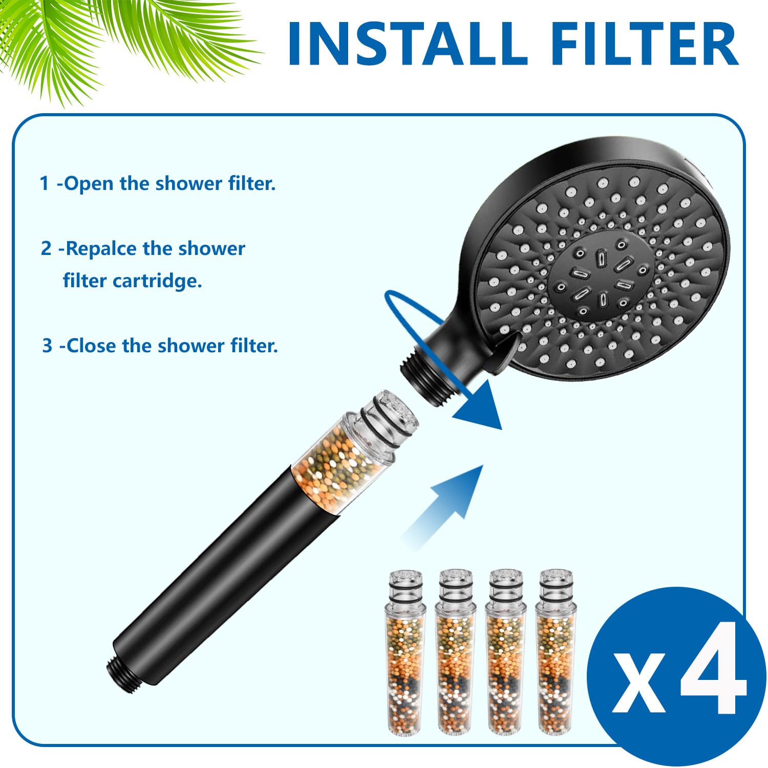 Khotilong family shower upgrade collection for better water quality
