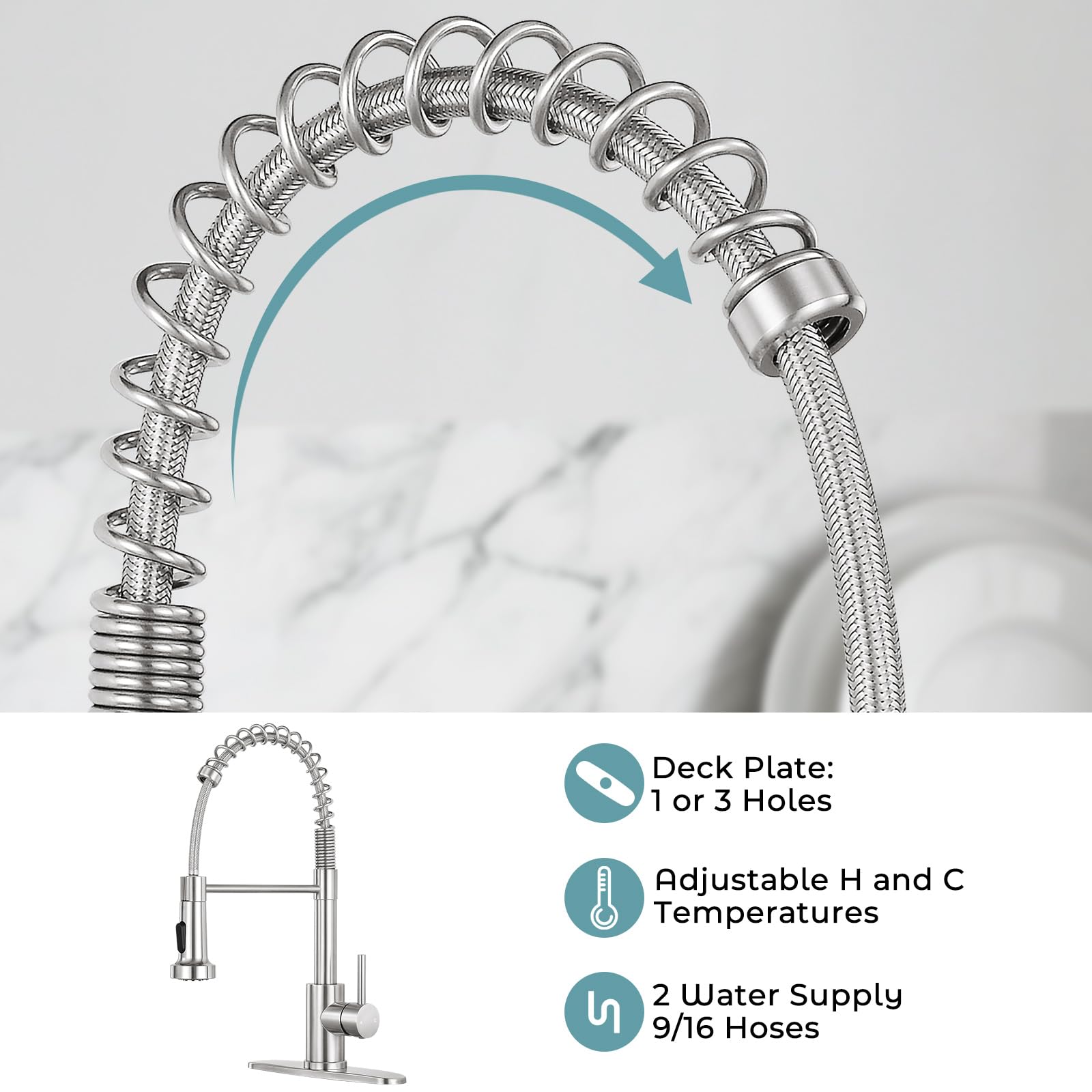 KHQF durable PEX hose withstands heat and use