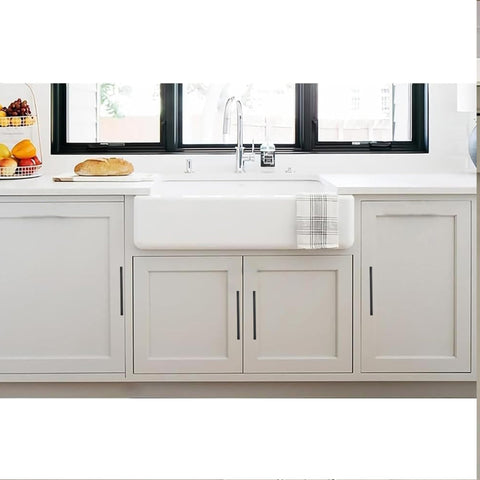 Khtumeware cabinet-pull matte black installation hardware enclosed for easy setup.