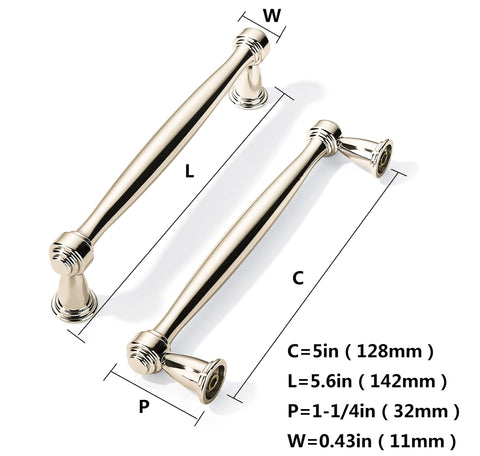 Khtumeware cabinet pulls with screws included for quick installation