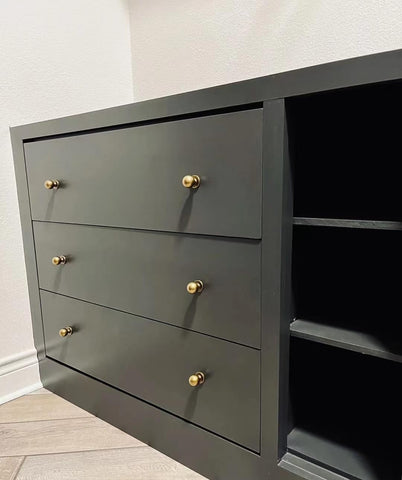 Khtumeware easy-install brass knob for refreshed cabinetry and reliable grip