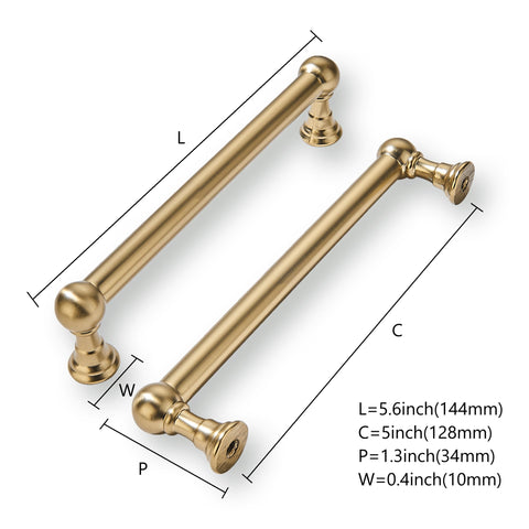 khtumeware heavy-duty zinc alloy cabinet pulls for long-lasting performance