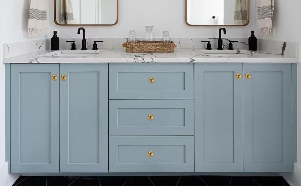 khtumeware kitchen drawer hardware set shown on cabinets and drawers