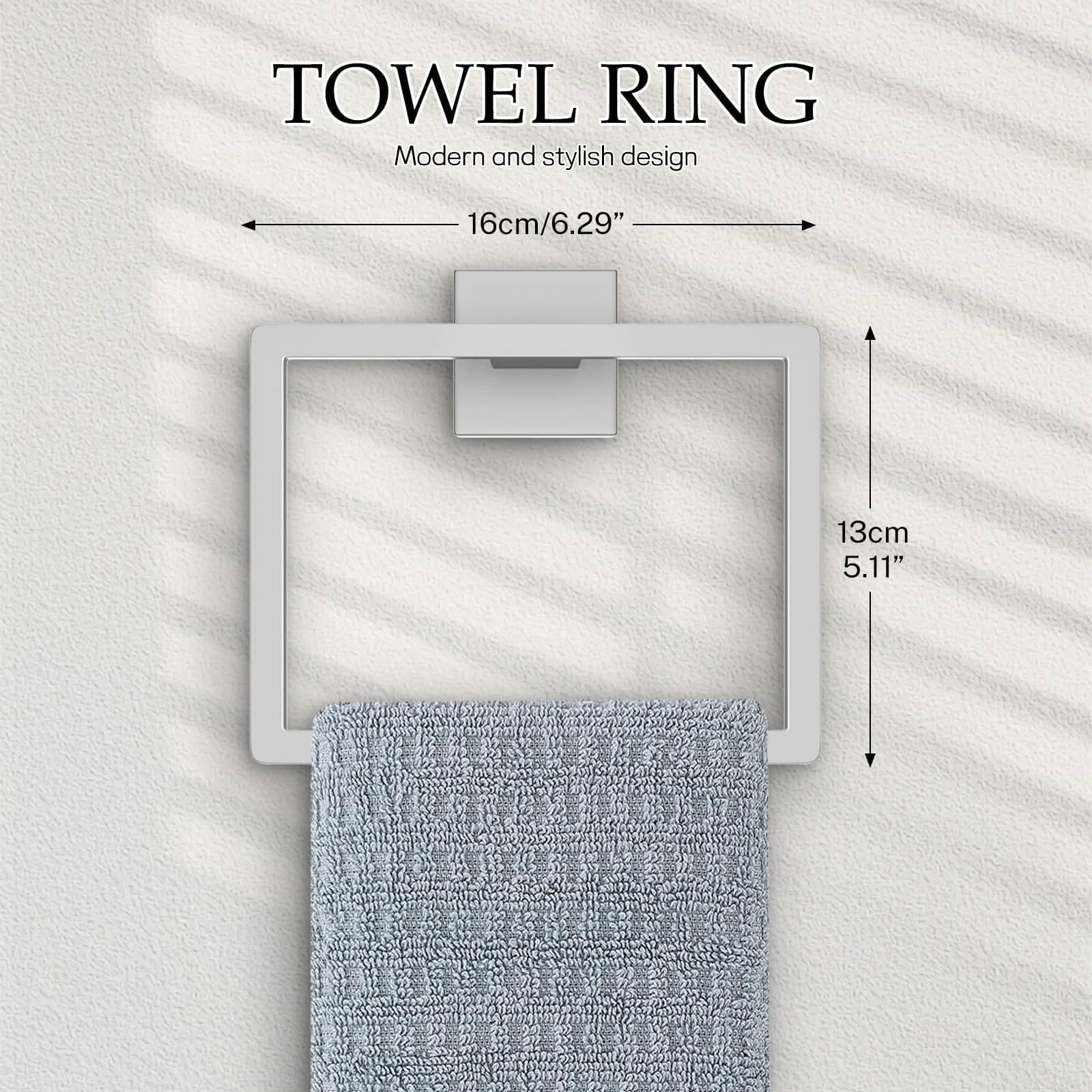 Kiakuoow brushed nickel toilet paper holder for easy access