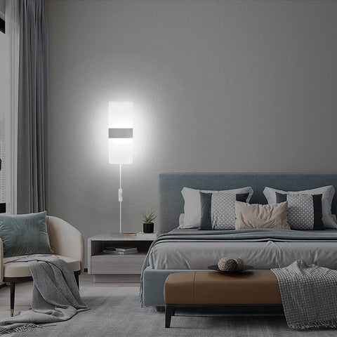 KICAAO slim-profile wall sconce fits tight spaces with modern look