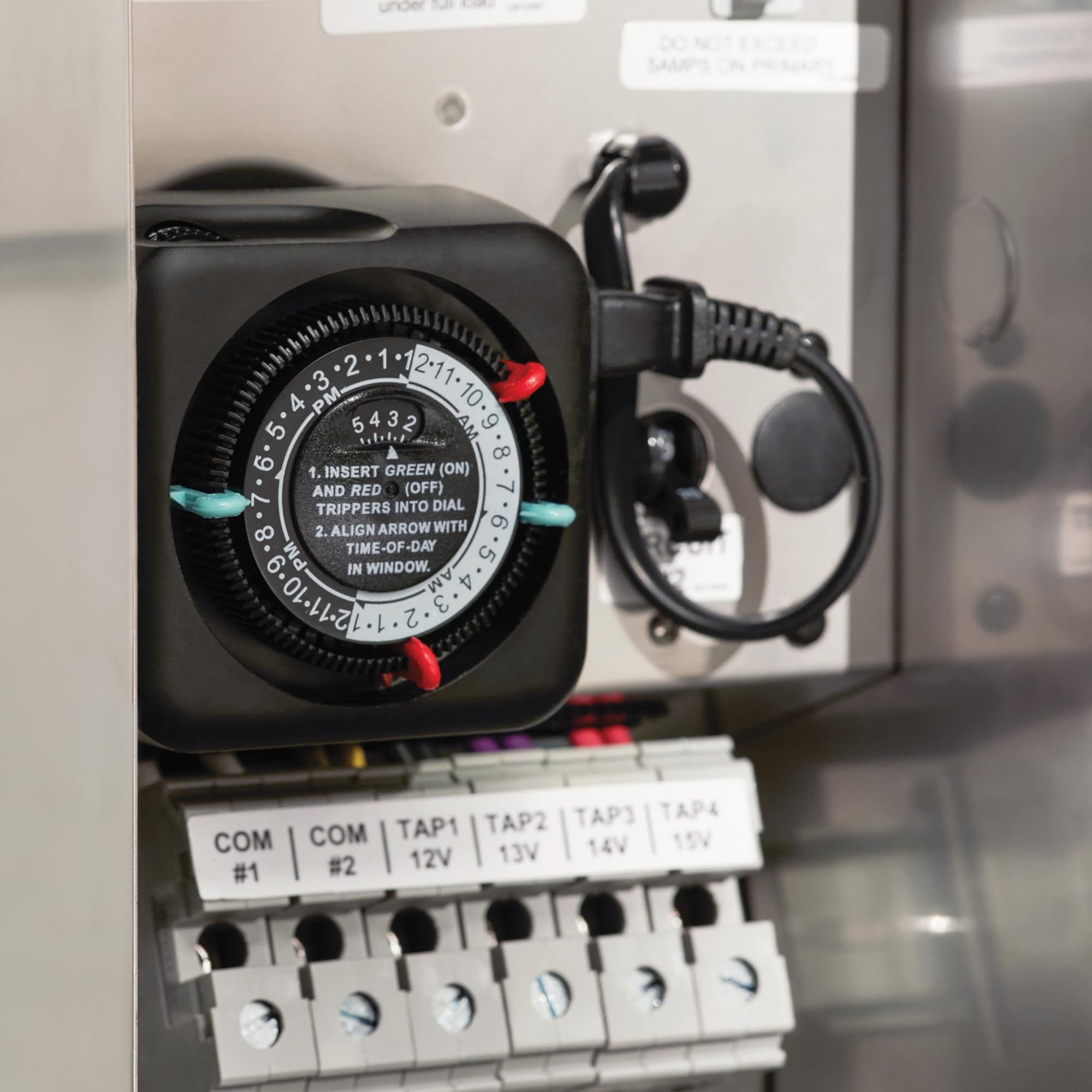 Kichler landscape lighting automation timer controls on/off cycles conveniently.