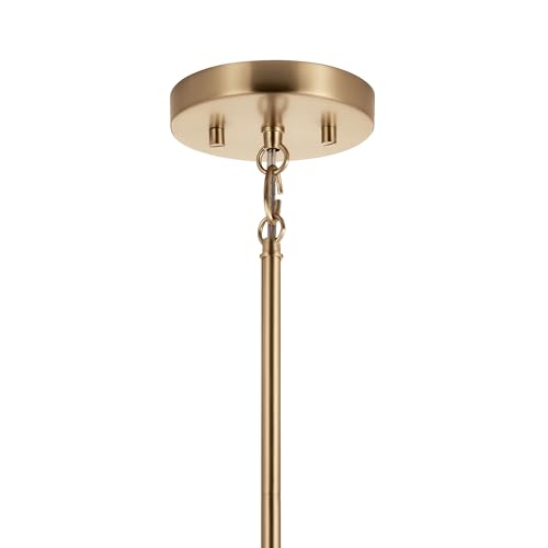 Kichler Madden champagne bronze finish adds warm glow to dining and bar areas