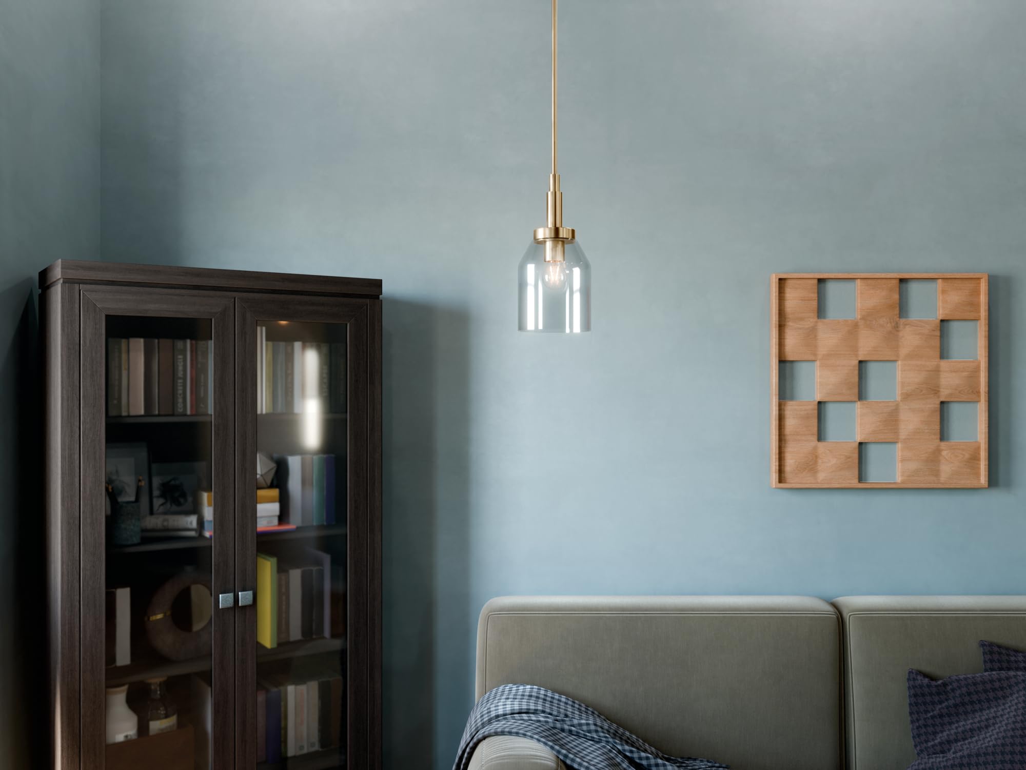 Kichler Madden soft modern aesthetic complements contemporary and traditional decors