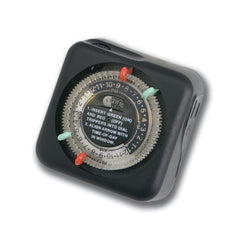 Kichler outdoor timer with tradition pin setting for reliable landscape lighting automation.