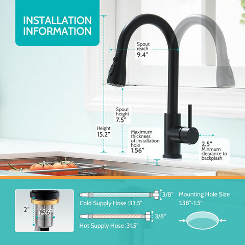 Kicimpro NSF-certified ceramic valve ensures precise water control.