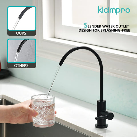 Kicimpro RO faucet handle offers easy control and leak-free performance.