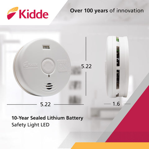 Kidde 10-year battery powers reliable detection during power outages