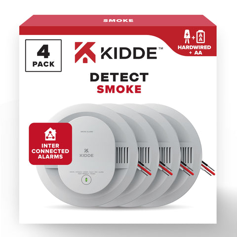 Kidde 20SAR hardwired smoke detector with 85 dB alarm for quick alerts