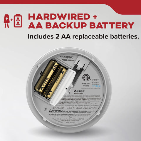 Kidde 20SAR interconnect capability links all alarms for synchronized alerts