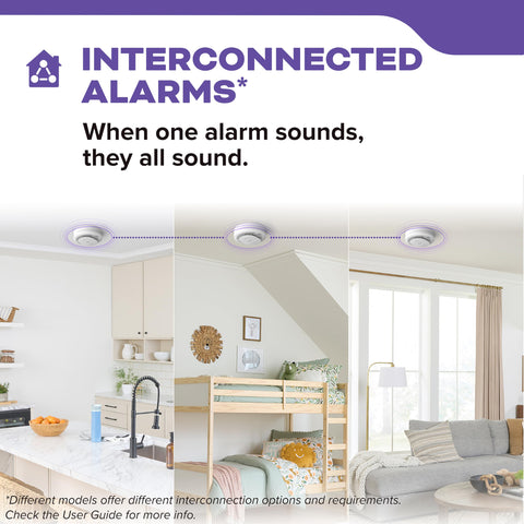 Kidde 30CUA10-V advanced sensing reduces nuisance alarms.