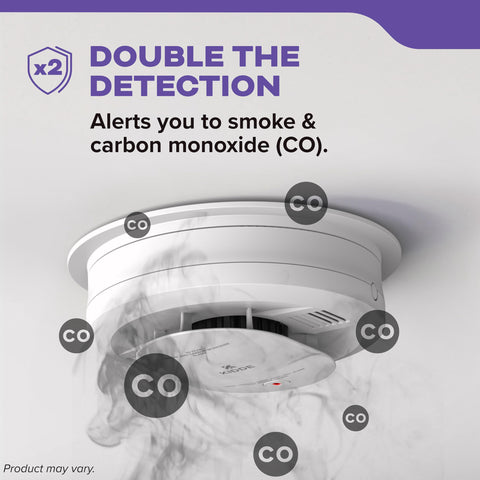 Kidde 30CUA10-V voice alert announces fire or CO warnings clearly.